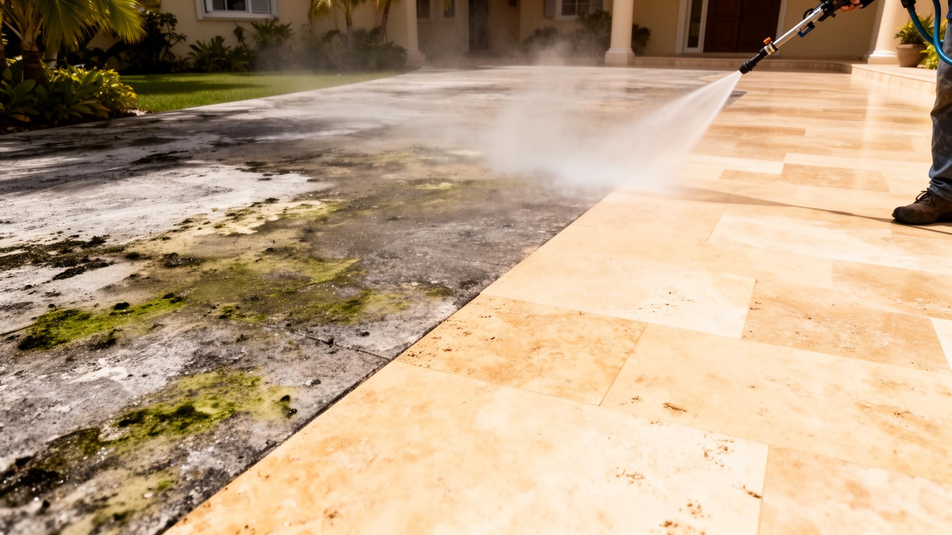 Pressure washing